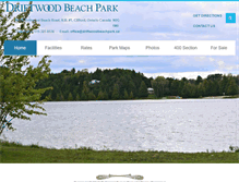 Tablet Screenshot of driftwoodbeachpark.ca